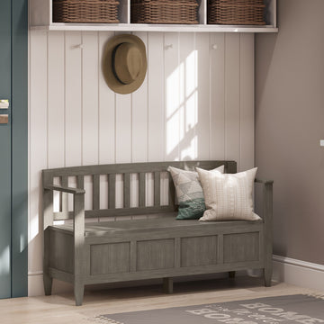 Brooklyn Farmhouse Entryway Storage Bench