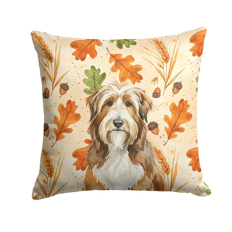 Bearded Collie Heirloom Fall Accent Pillow
