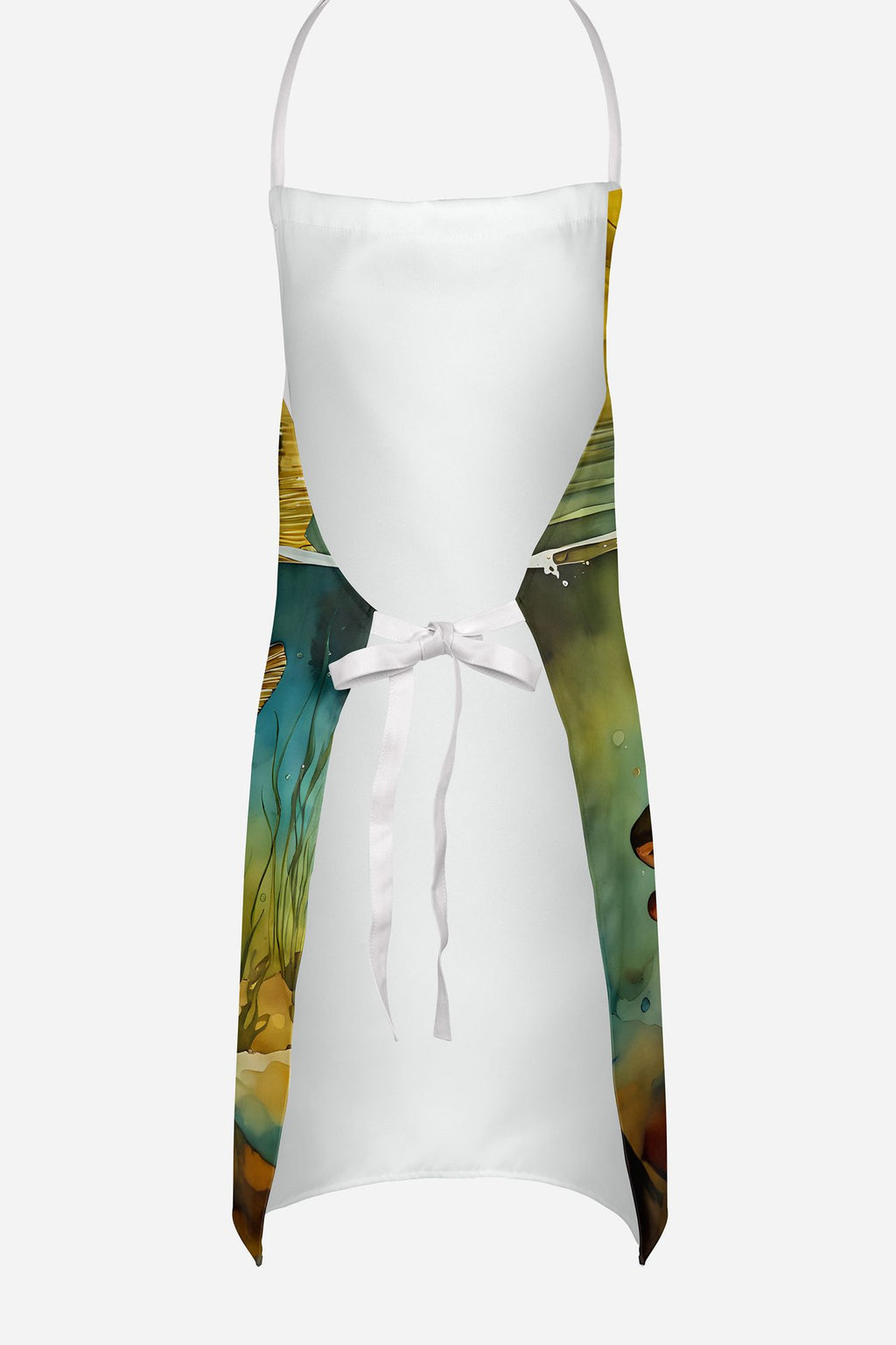 Brown Trout Artwork Bib Apron for Kitchen and Creative Tasks