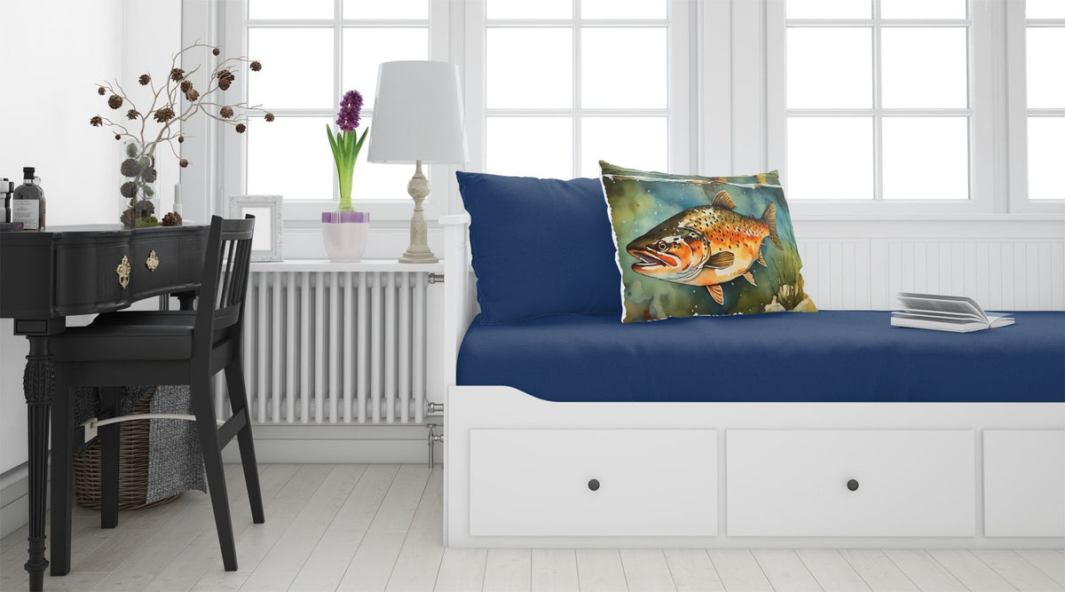 Brown Trout Standard Pillowcase Lightweight Super Soft Easy Care Decorative Artwork