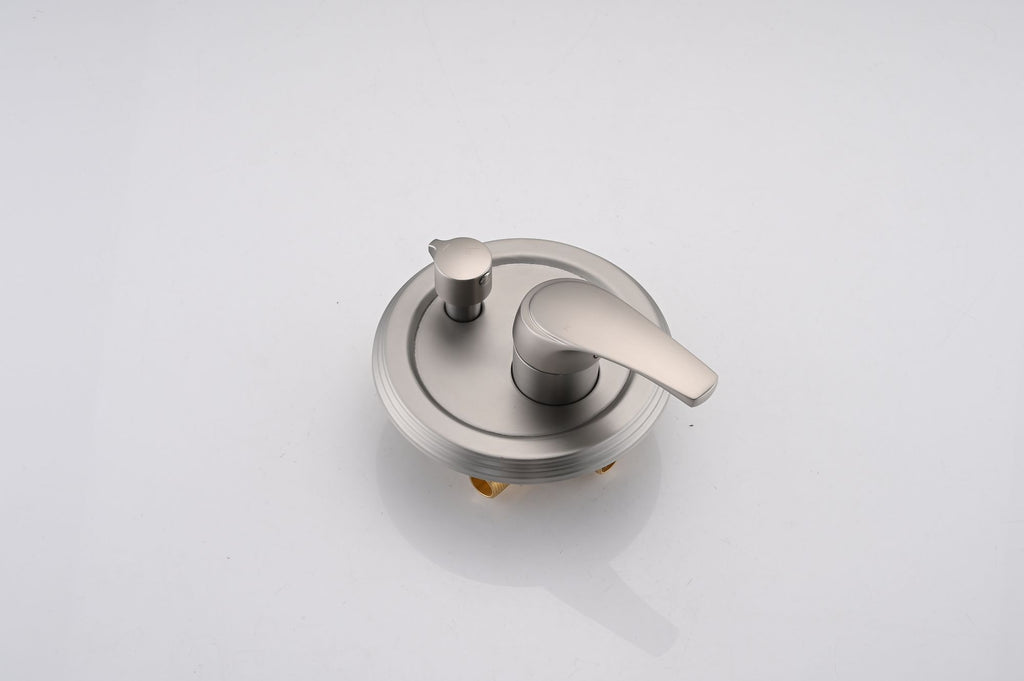 Brushed Nickel Rainfall and Handheld Shower System