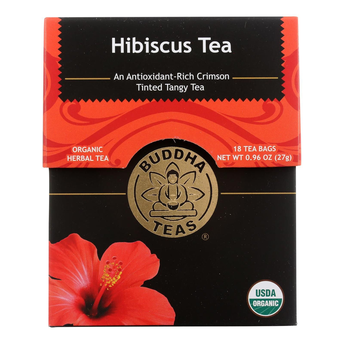 Buddha Teas Organic Hibiscus Herbal Tea