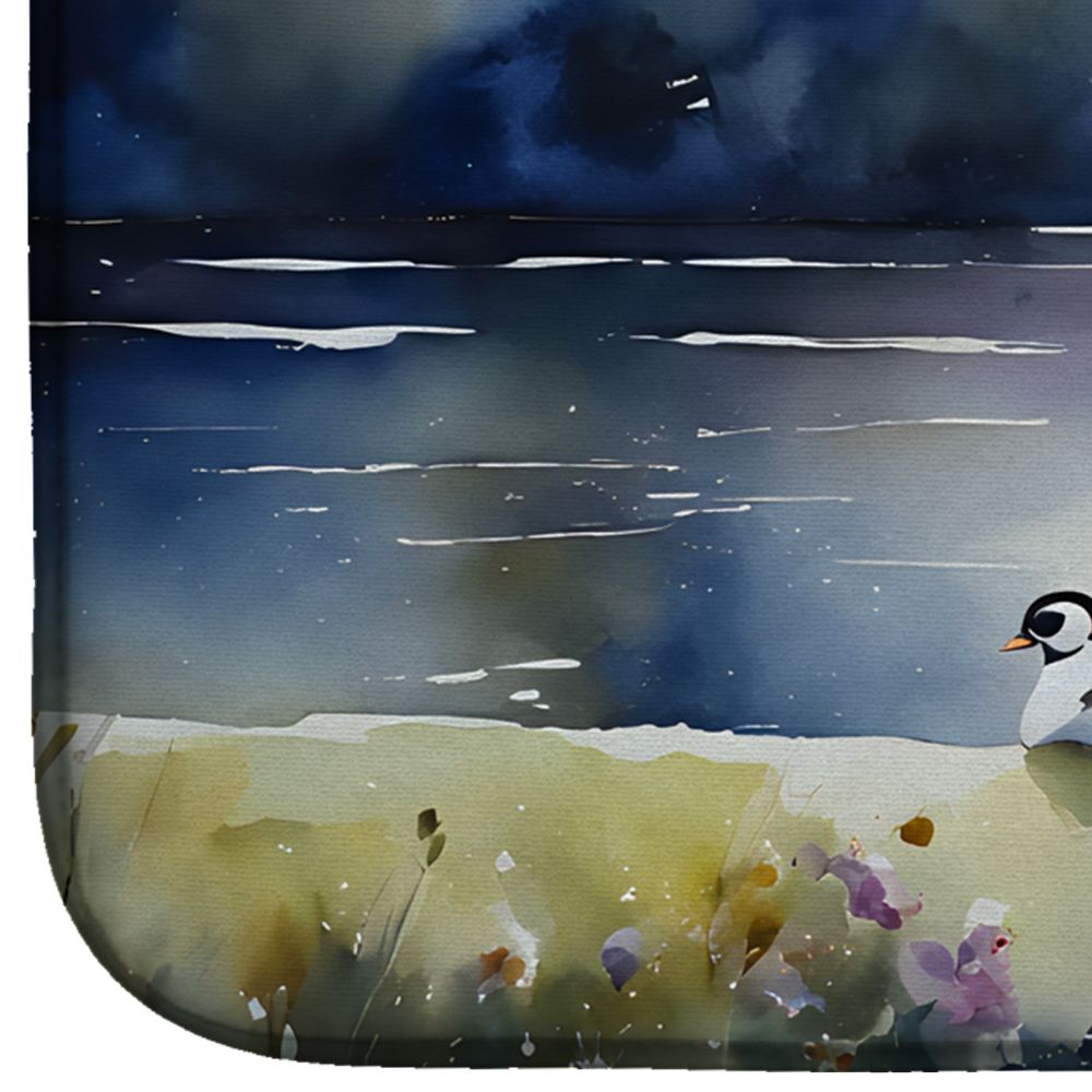 Bufflehead Artwork Dish Drying Mat