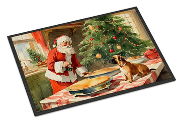 Bullmastiff Christmas Cookies Indoor-Outdoor Doormat