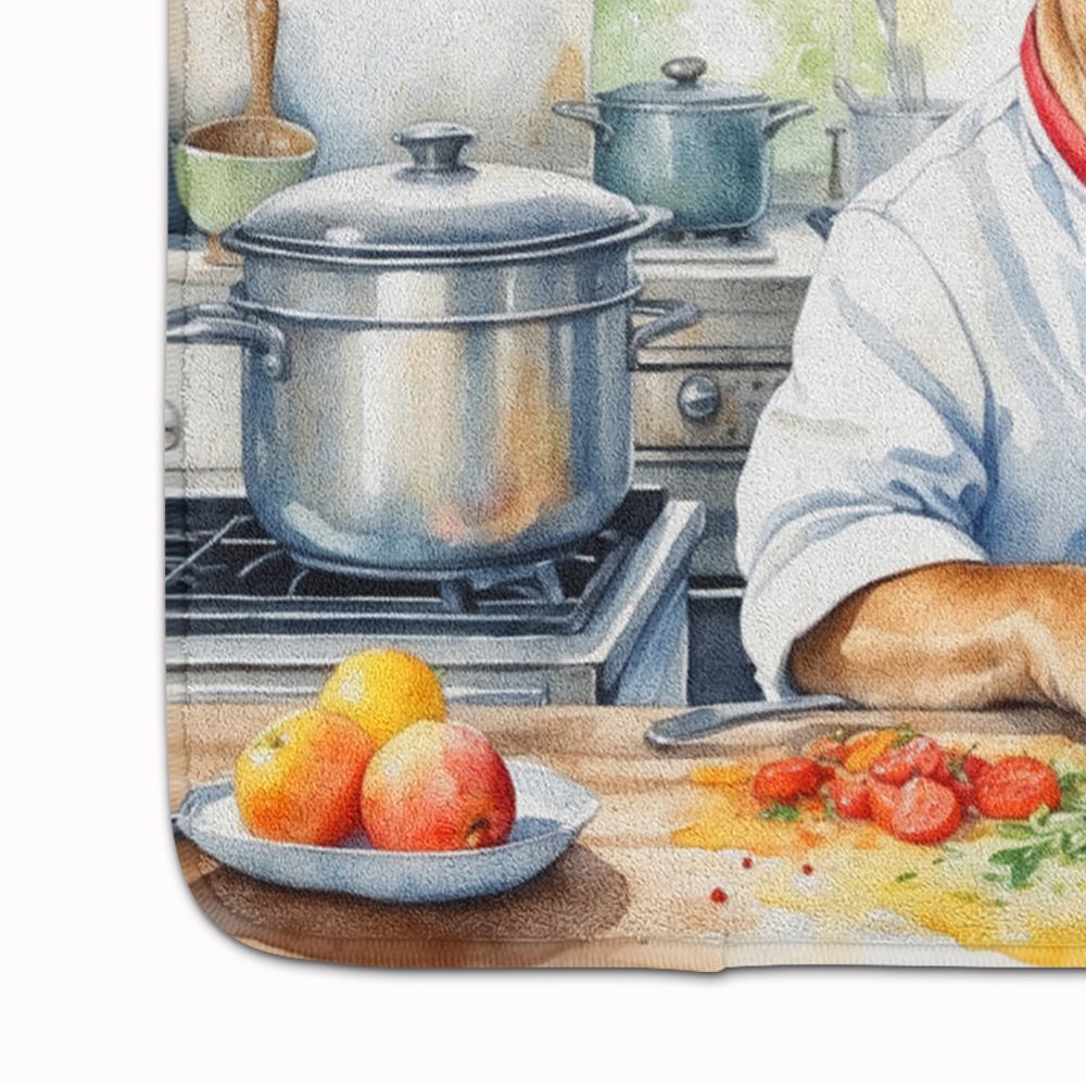 Bullmastiff The Chef Memory Foam Kitchen Mat Machine Washable Anti-Fatigue Mat Cushion Comfort Bath