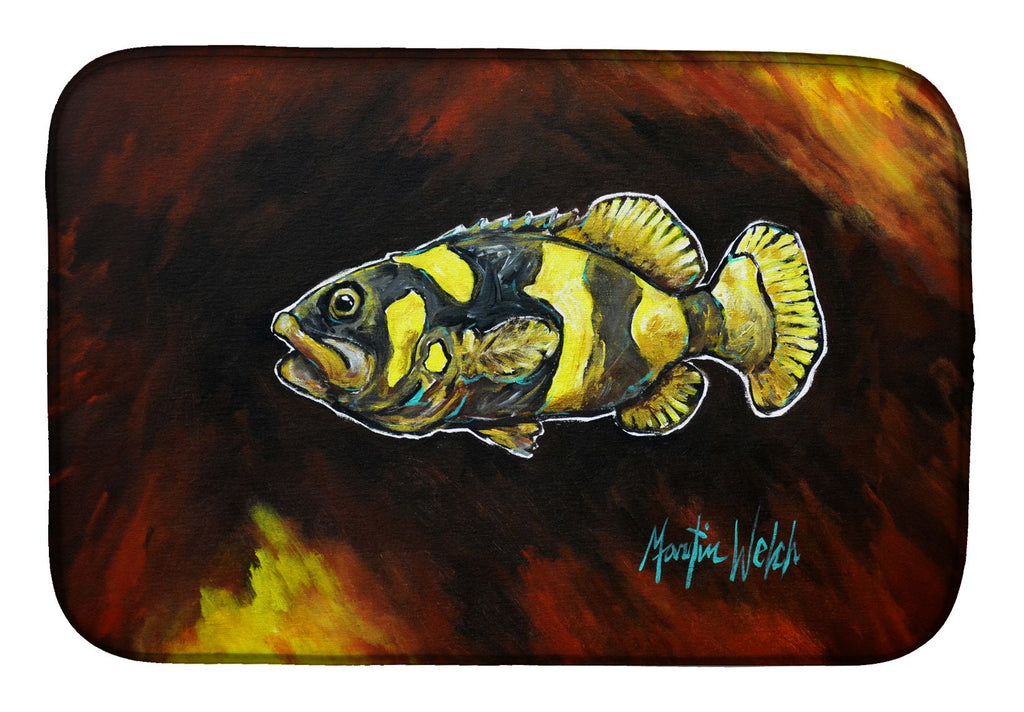 Bumblebee Fish Dish Drying Mat