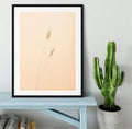 Bunny Grass Peach 08 Ready-to-Hang Framed Print