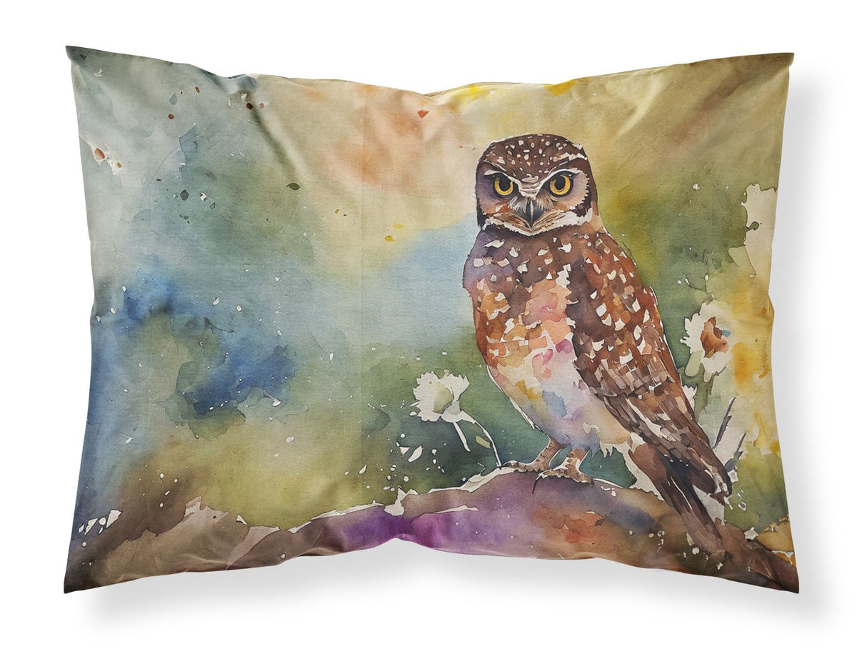 Burrowing Owl Artwork Standard Pillowcase