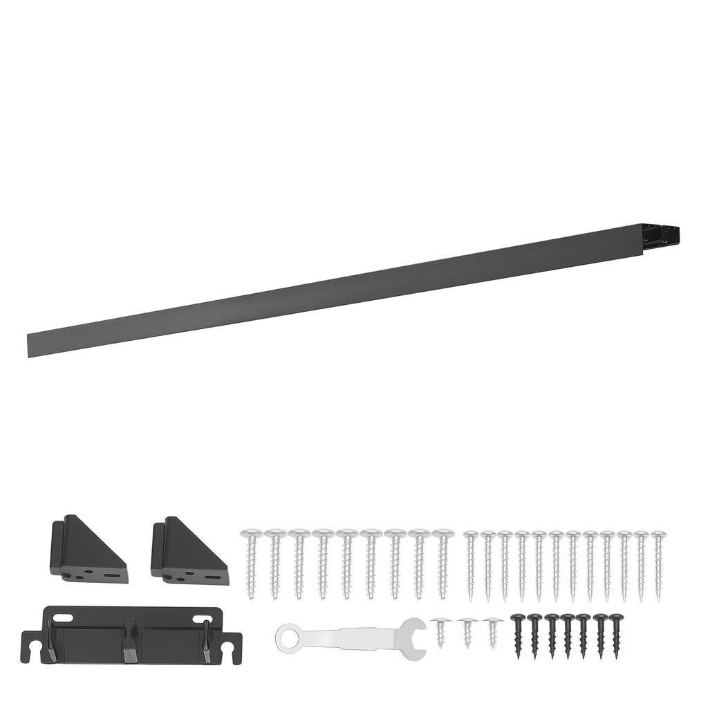 Dual-Track Bypass Closet Door Hardware Kit