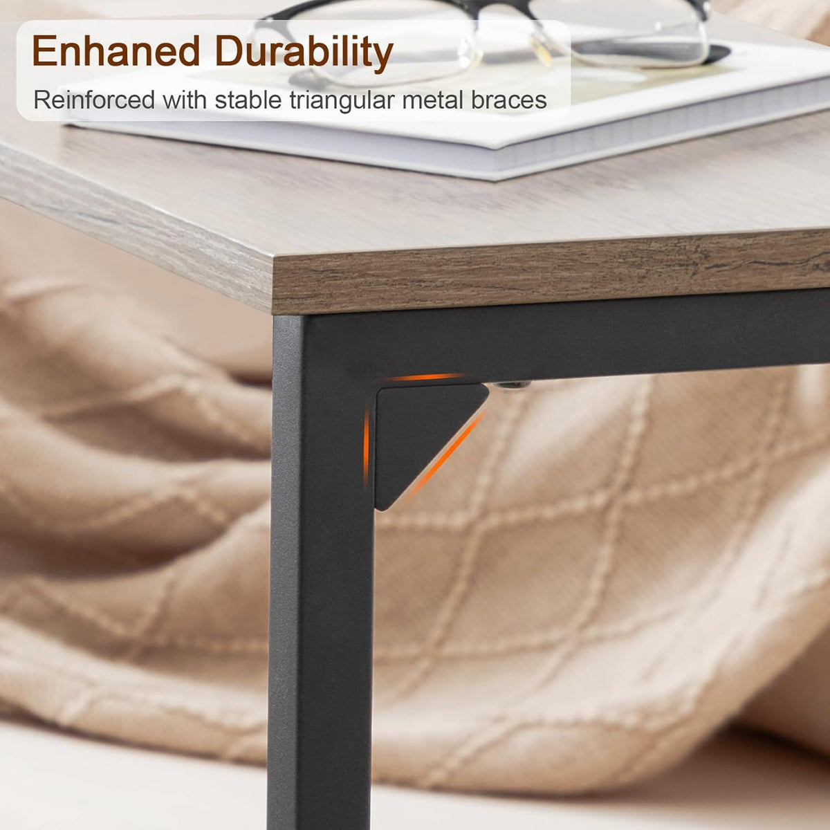 Slide-Under C-Shaped End Tables for Modern Living