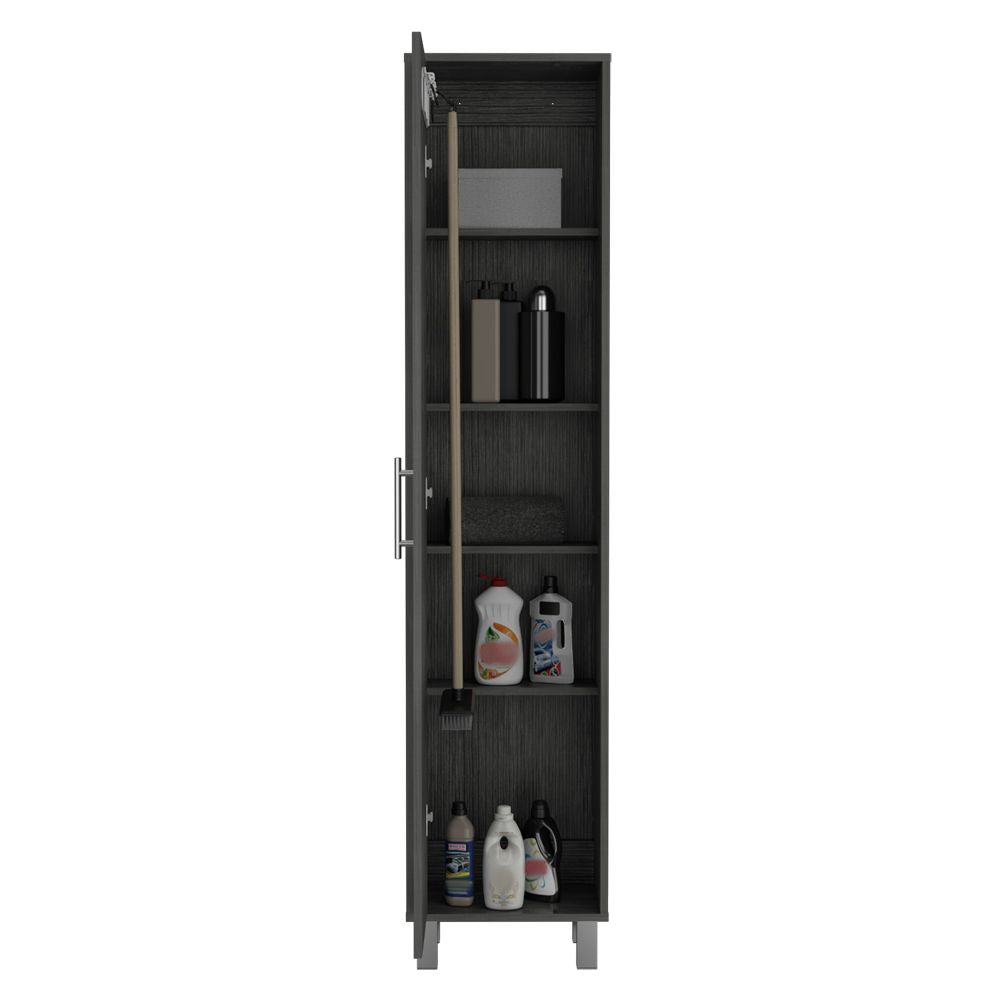 Buccan Storage Cabinet with Single Door and Five Shelves