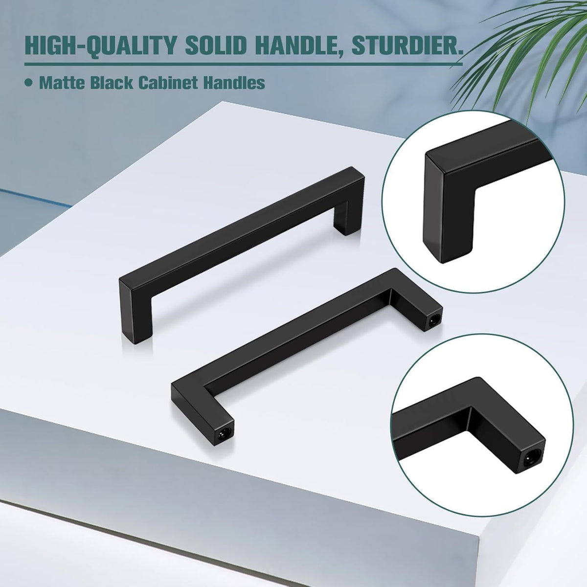 Matte Black Cabinet Handle Pulls