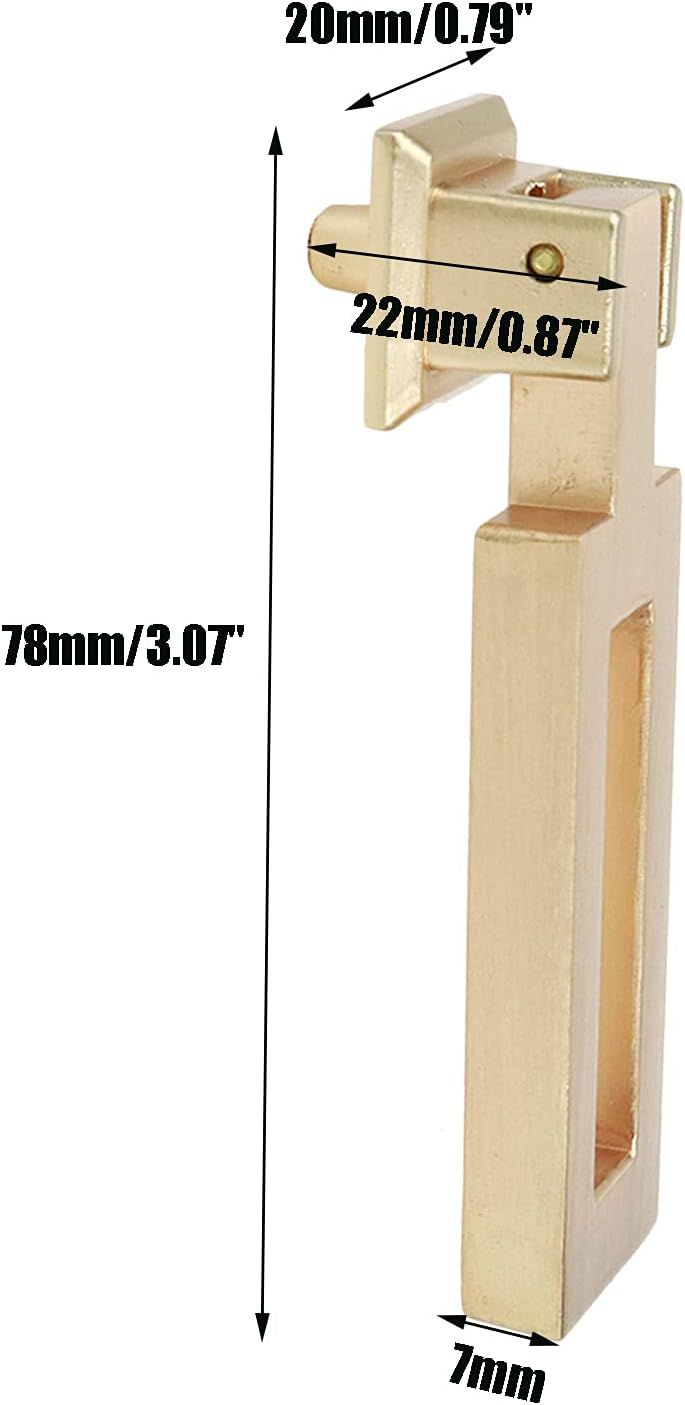 Chinese-Style Brushed Hanging Cabinet Pulls