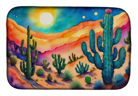 Colorful Cactus Absorbent Dish-Drying Mat