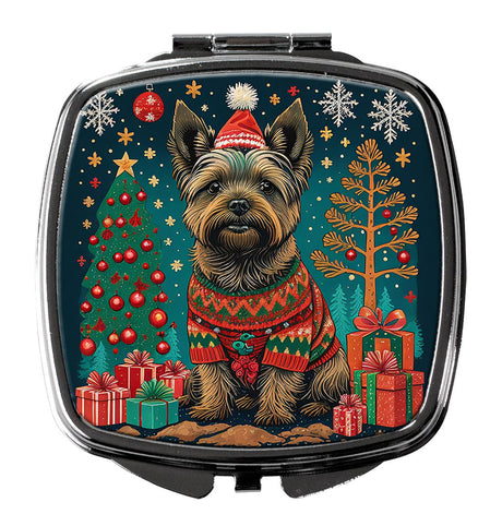 Cairn Terrier Christmas Travel Compact Mirror