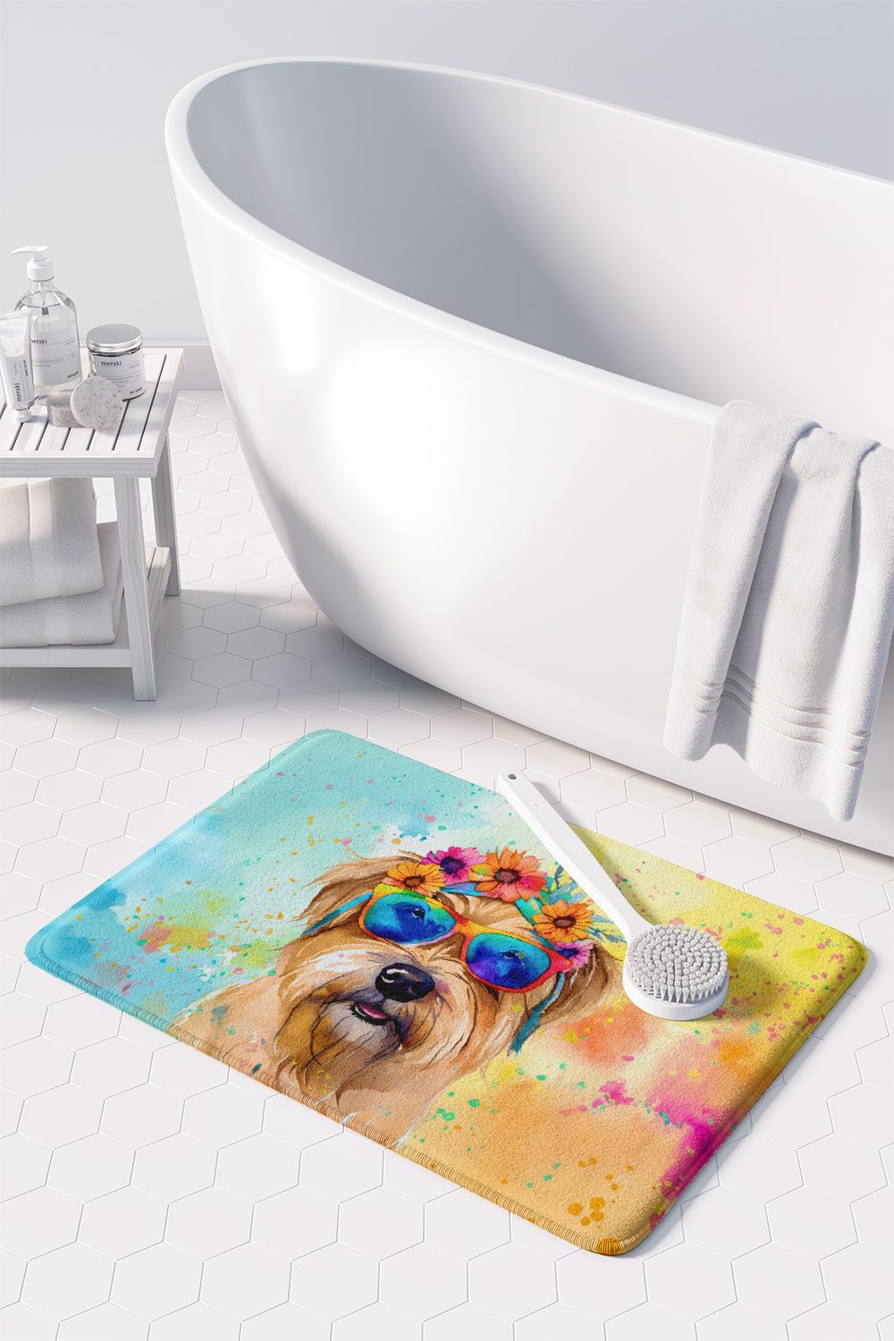 Cairn Terrier Hippie Dawg Memory Foam Mat