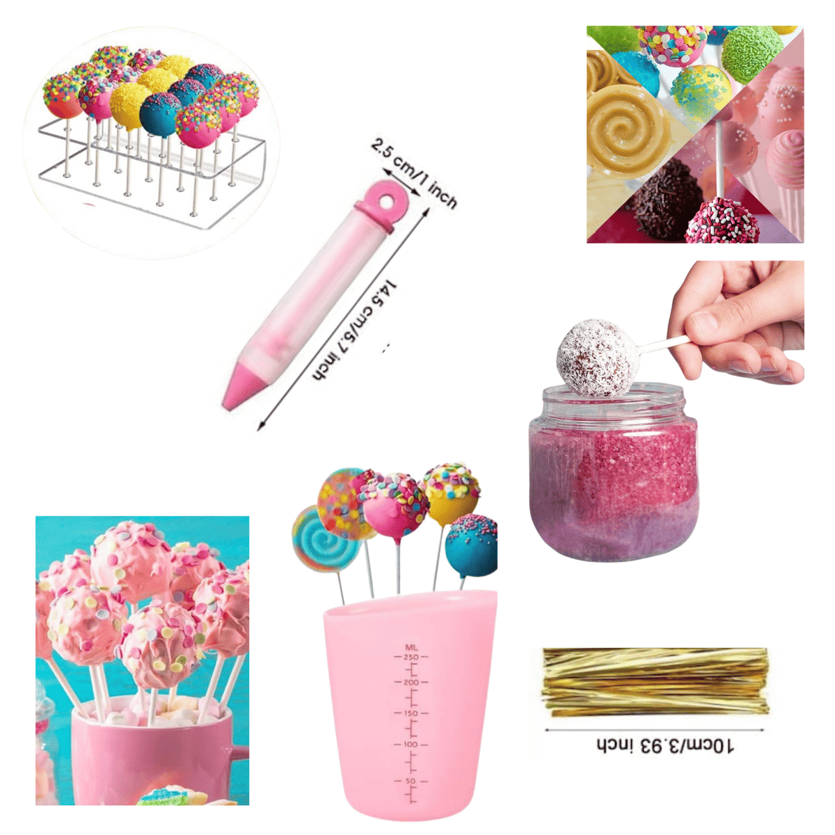 Complete Cake Pop Making and Decorating Kit