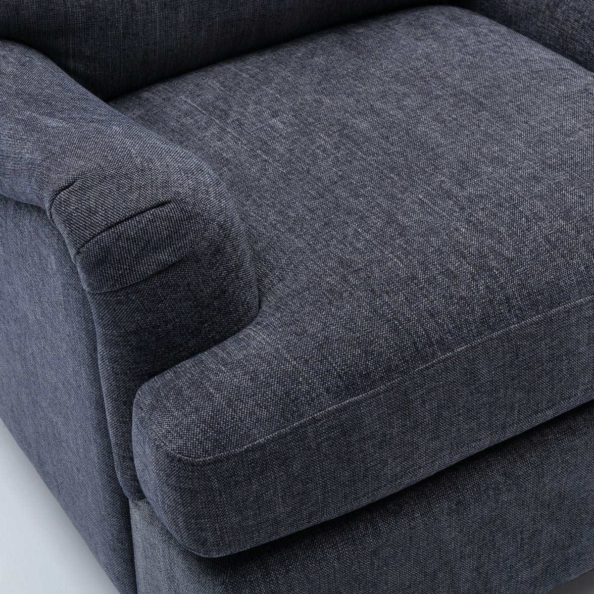 Candor Navy English Roll Armchair