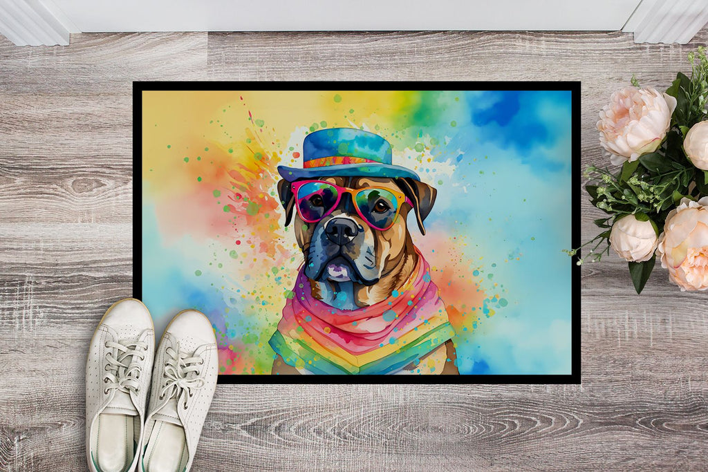 Cane Corso Hippie Dawg Artwork Doormat