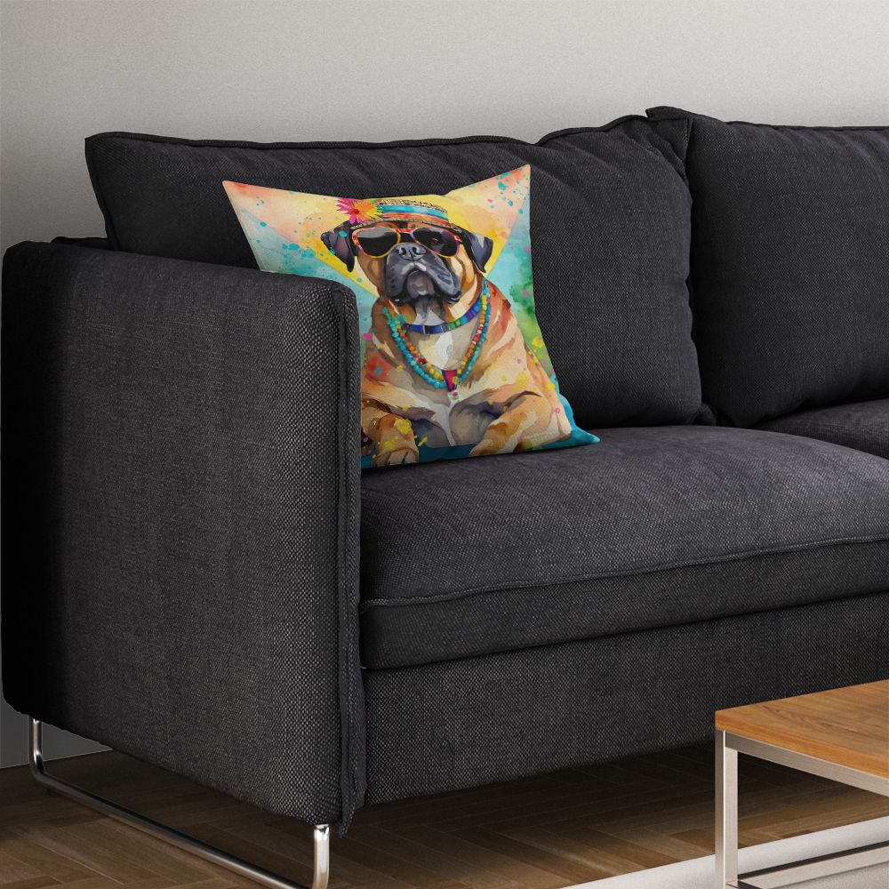 Cane Corso Hippie Dawg Decorative Throw Pillow