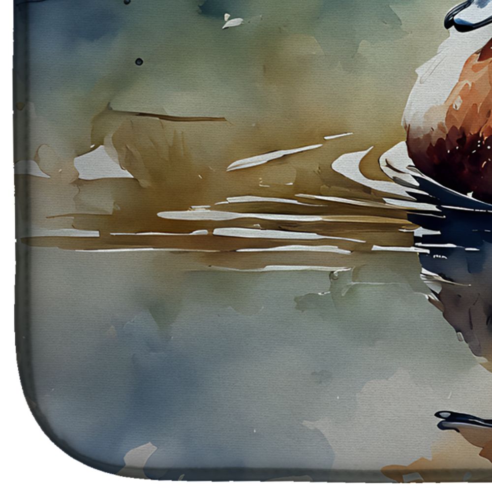 Canvasback Artwork Absorbent Dish Drying Mat