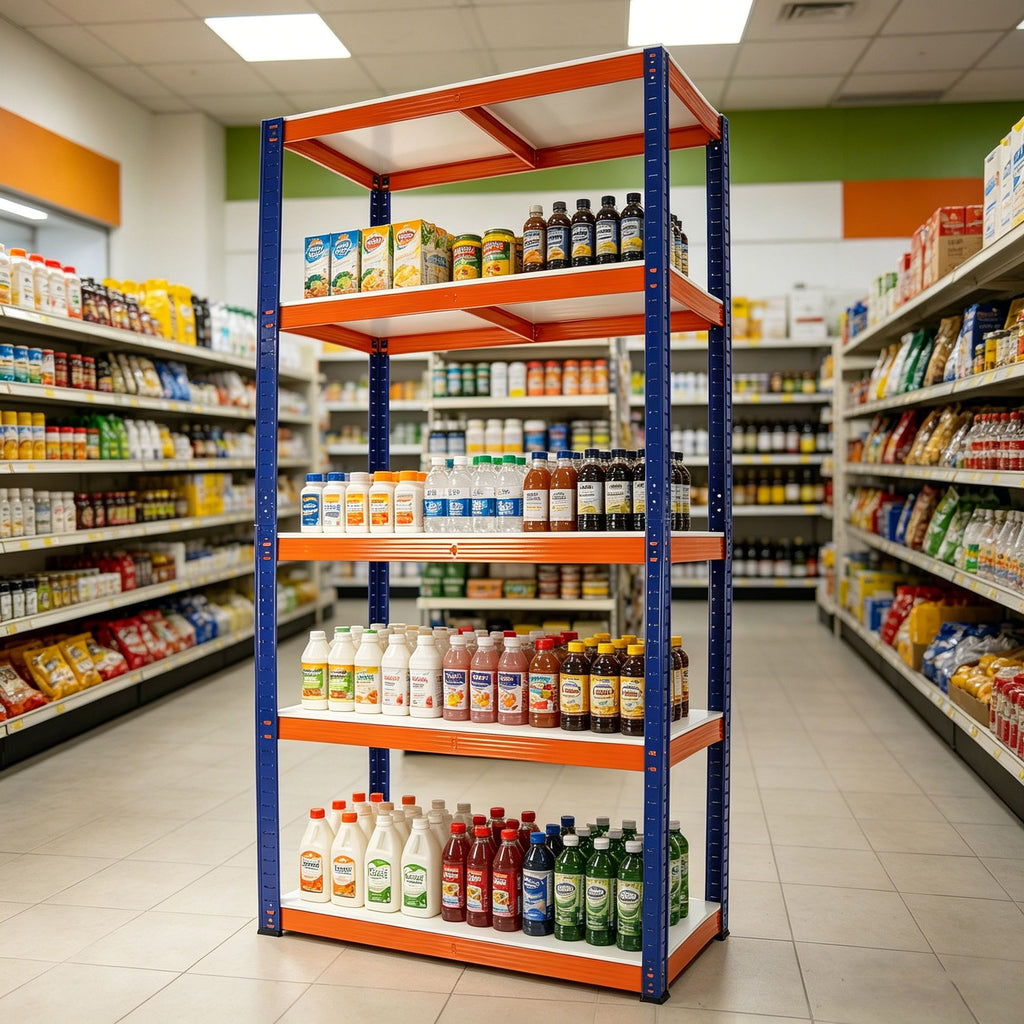 Tiered Storage Shelving That Opens Up Garage and Pantry Space