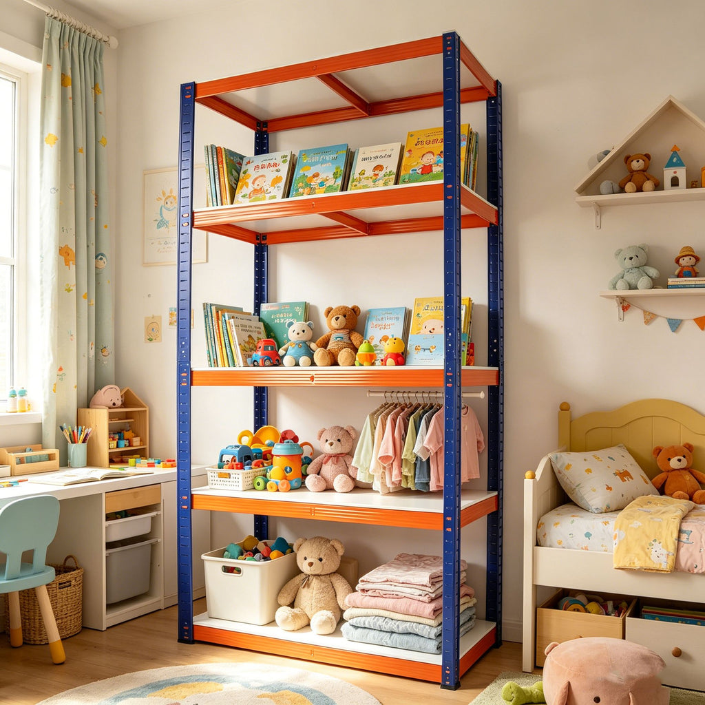 Tiered Storage Shelving That Opens Up Garage and Pantry Space