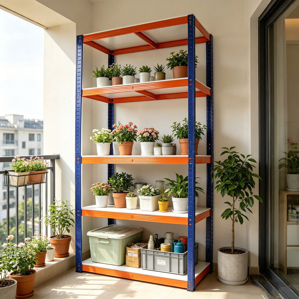 Tiered Storage Shelving That Opens Up Garage and Pantry Space