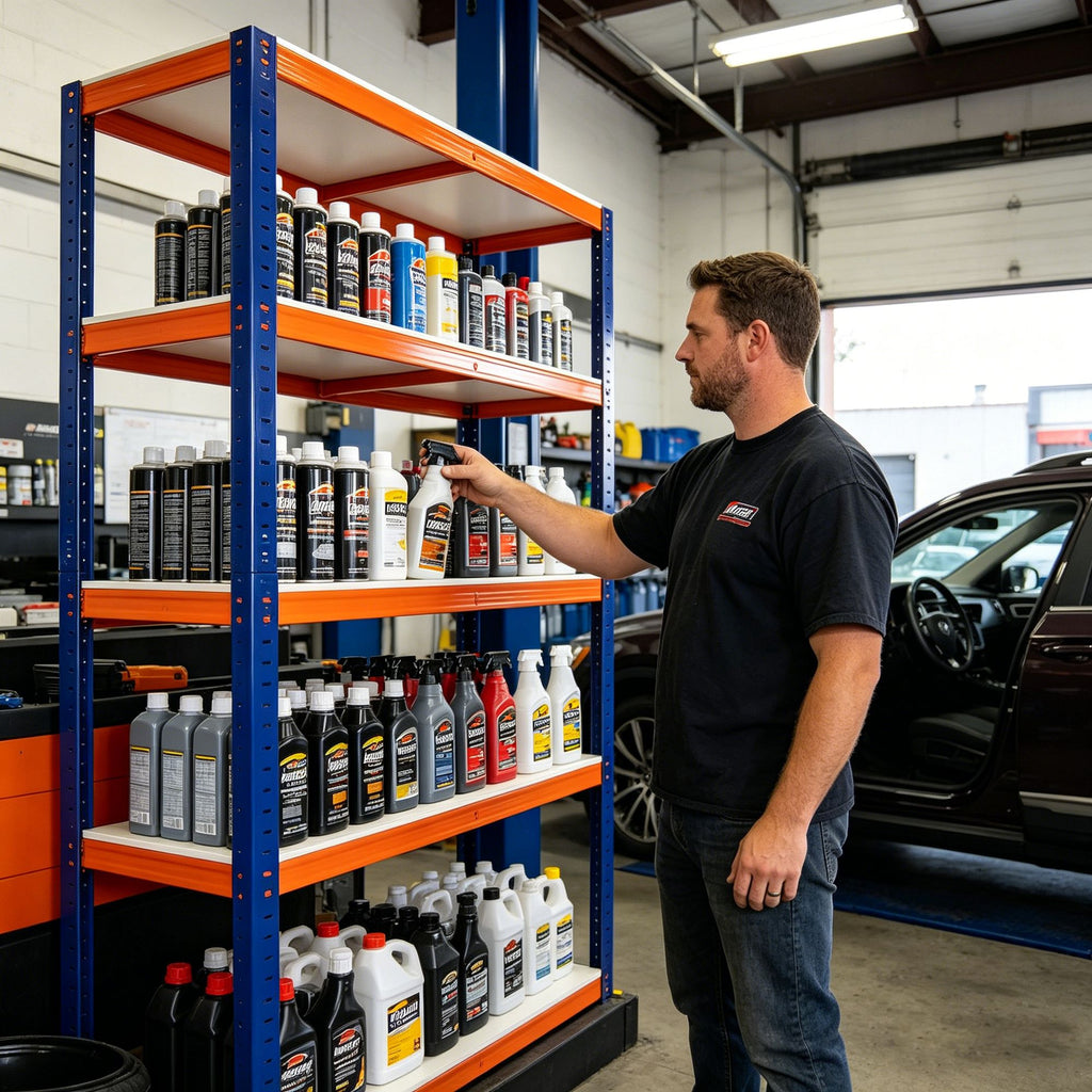 Tiered Storage Shelving That Opens Up Garage and Pantry Space
