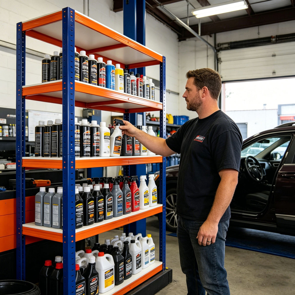 Tiered Storage Shelving That Opens Up Garage and Pantry Space