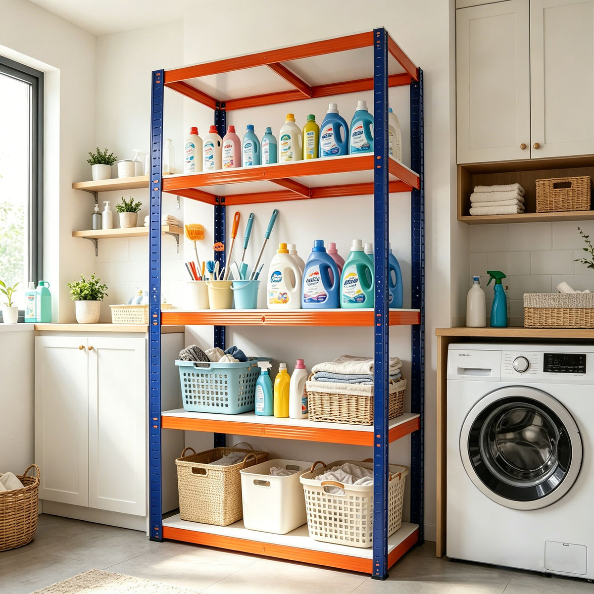 Tiered Storage Shelving That Opens Up Garage and Pantry Space
