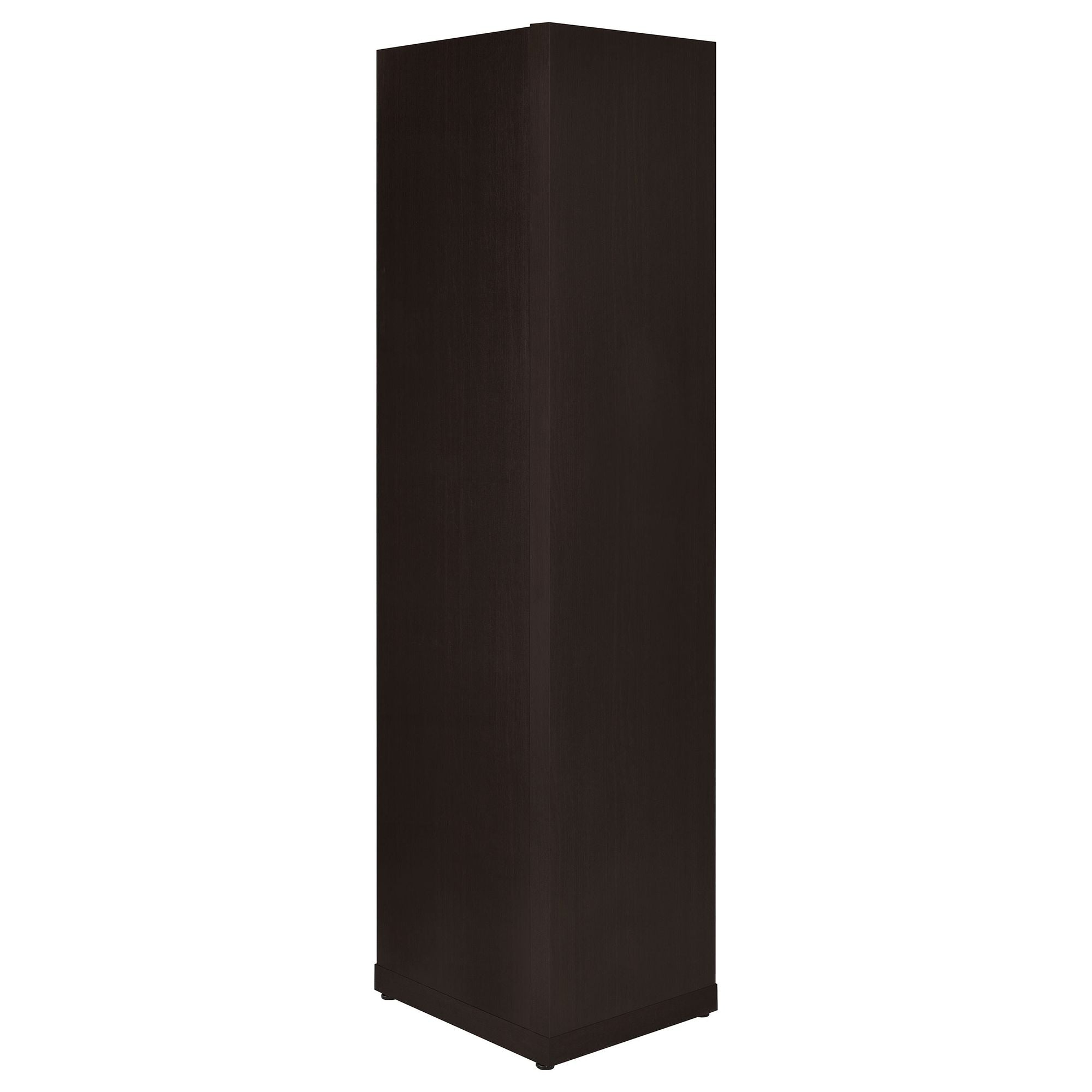 6-Tier Corner Bookcase for Compact Spaces – Cappuccino Finish