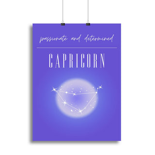 Capricorn Zodiac Energy Canvas Art Print