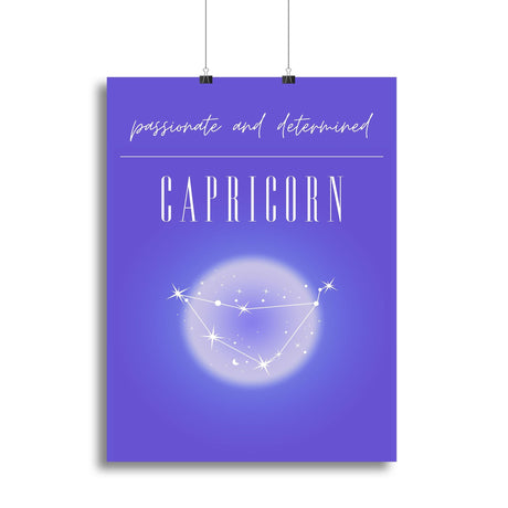 Capricorn Zodiac Energy Canvas Art Print