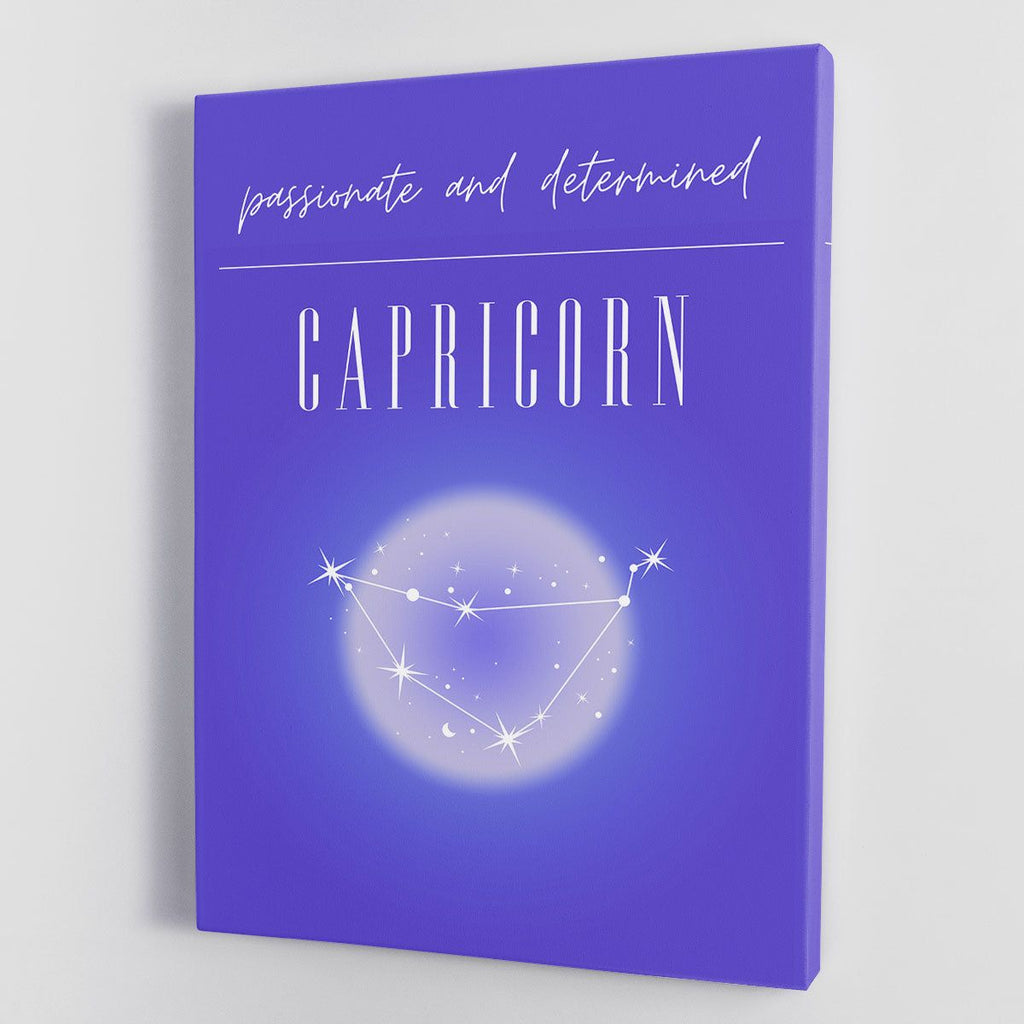 Capricorn Zodiac Energy Canvas Art Print
