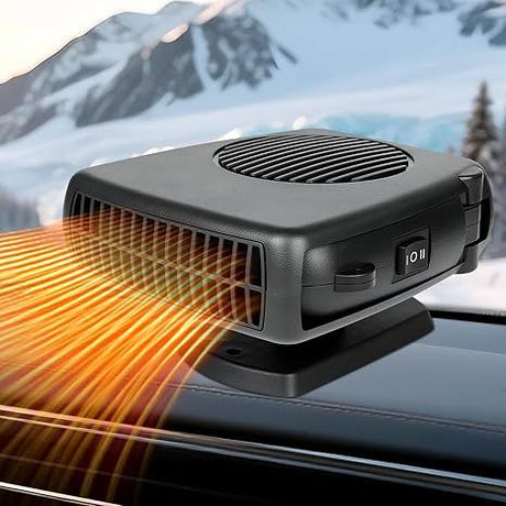 Compact Portable Car Heater and Cooling Fan