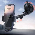 Reusable Suction Car Phone Mount with Full Rotation