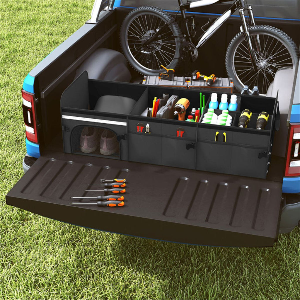 Flexible Trunk Organizer with Insulated Cooler Bag