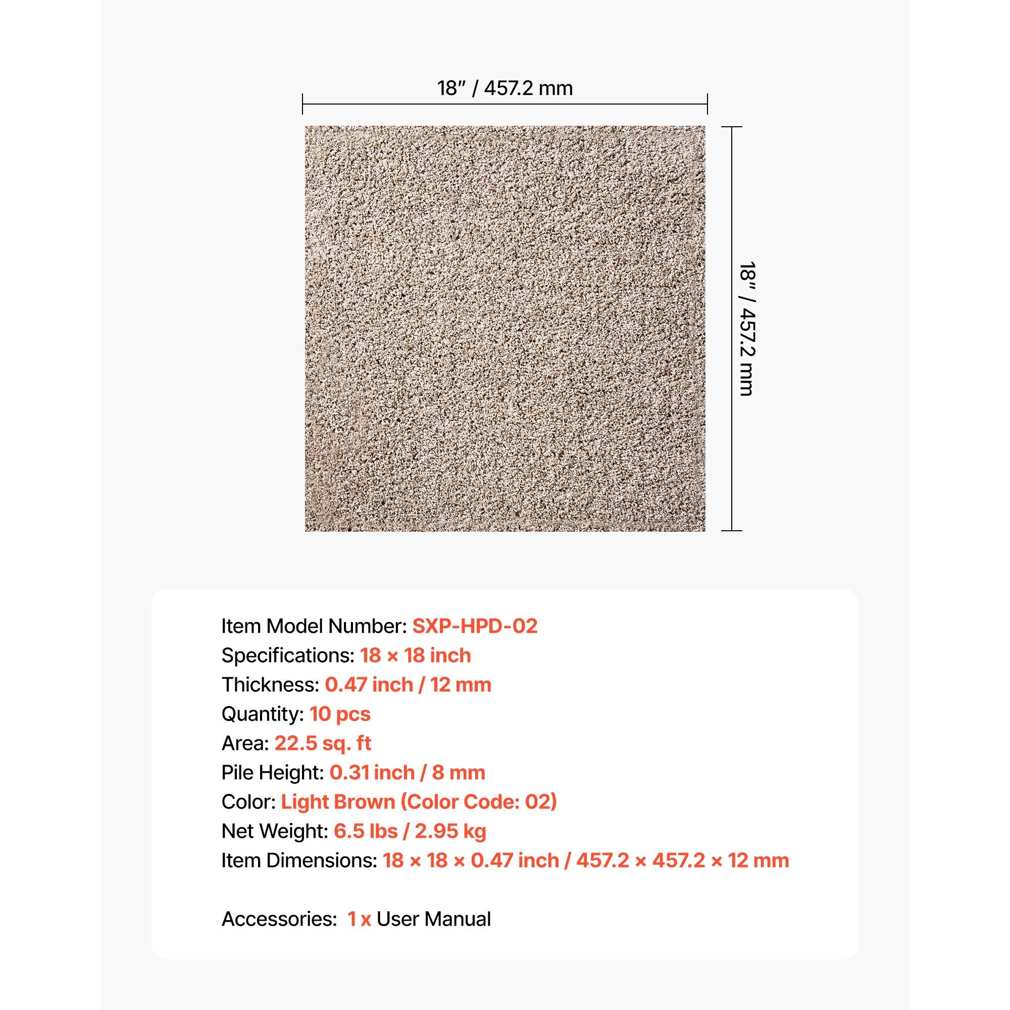 Soft, Self-Adhesive Carpet Tiles – Easy DIY Flooring for Living Room & Bedroom