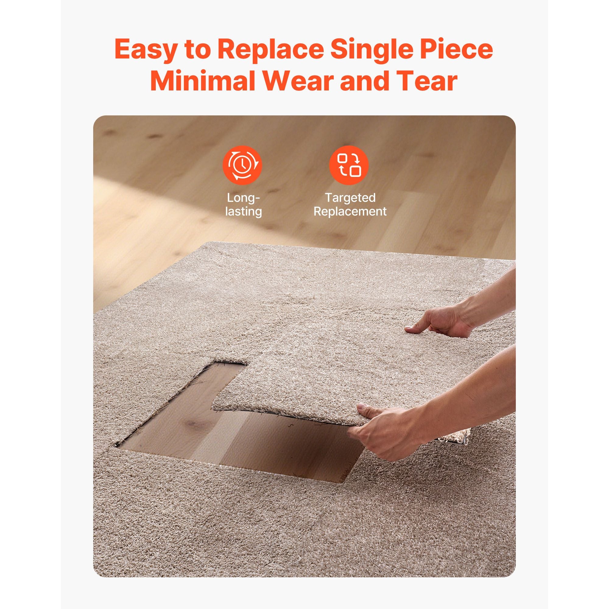 Soft, Self-Adhesive Carpet Tiles – Easy DIY Flooring for Living Room & Bedroom