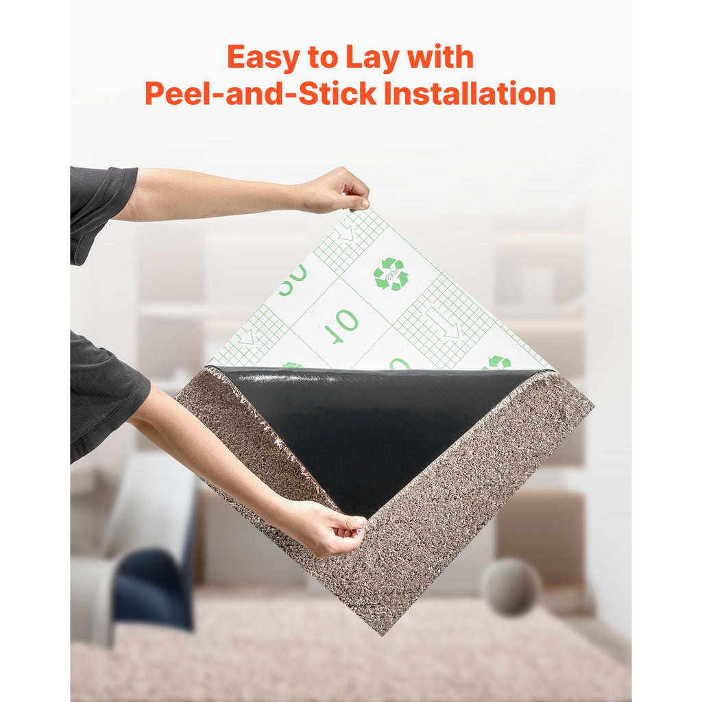 Soft, Self-Adhesive Carpet Tiles – Easy DIY Flooring for Living Room & Bedroom