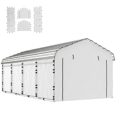 Carport Replacement Sidewall Set - UPF50+ water-ready for Carports