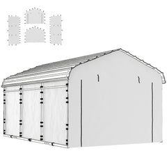 Carport Replacement Sidewall Set for Carports - water-ready & UPF50+