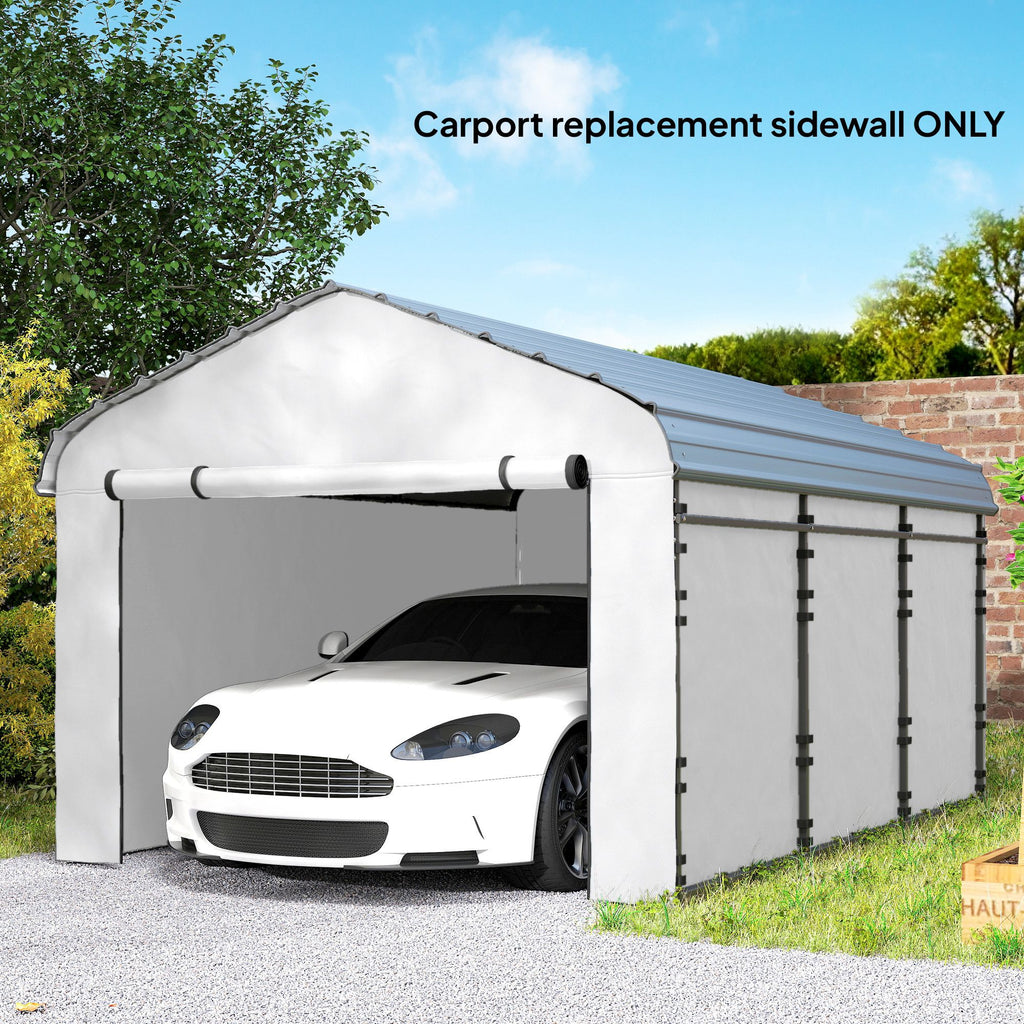 Carport Replacement Sidewall Set for Carports - water-ready & UPF50+