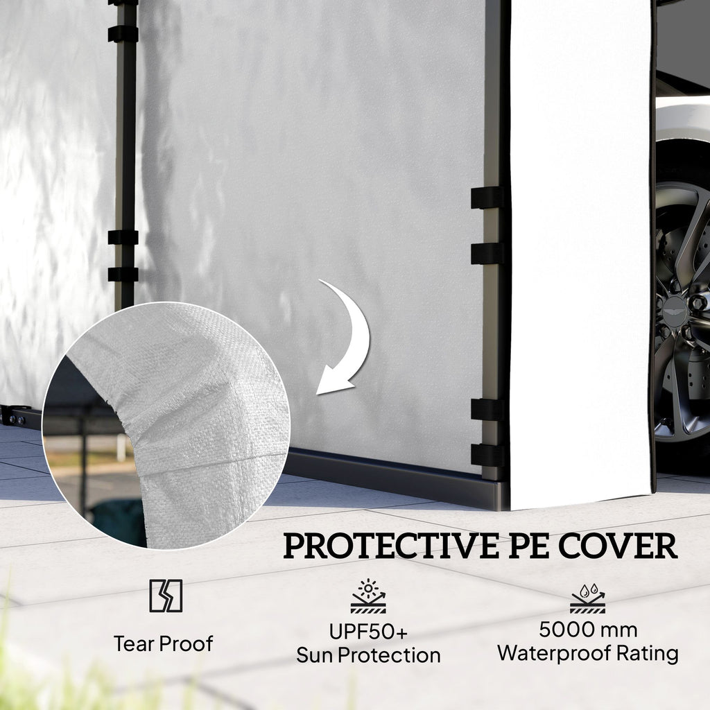 Carport Replacement Sidewall Set for Carports - water-ready & UPF50+