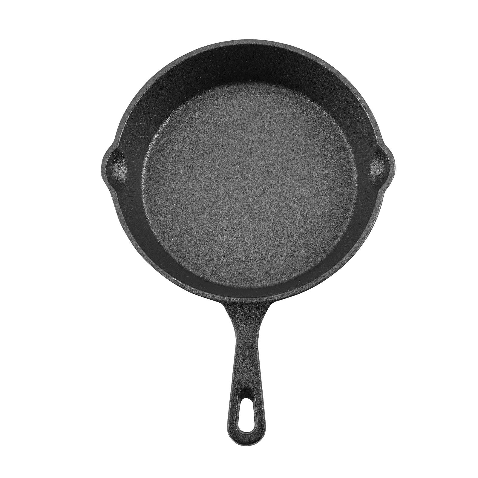 Premium Cast Iron Skillet Set – 4-Piece Frying Pans with Silicone Handles