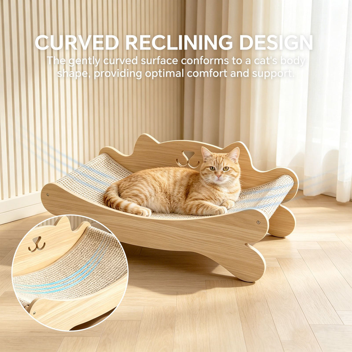 Kitten Lounge Chair for Indoor Resting