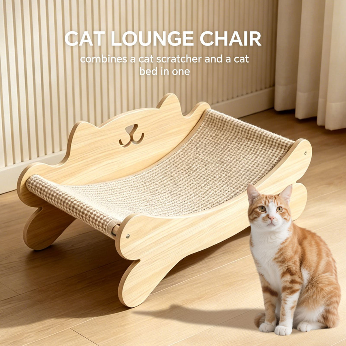 Kitten Lounge Chair for Indoor Resting