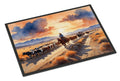 Cattle Drive at Sunset Indoor-Outdoor Doormat