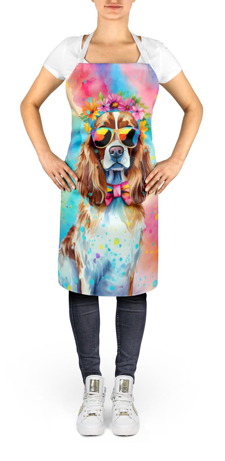 Cavalier Spaniel Hippie Dawg Art Apron